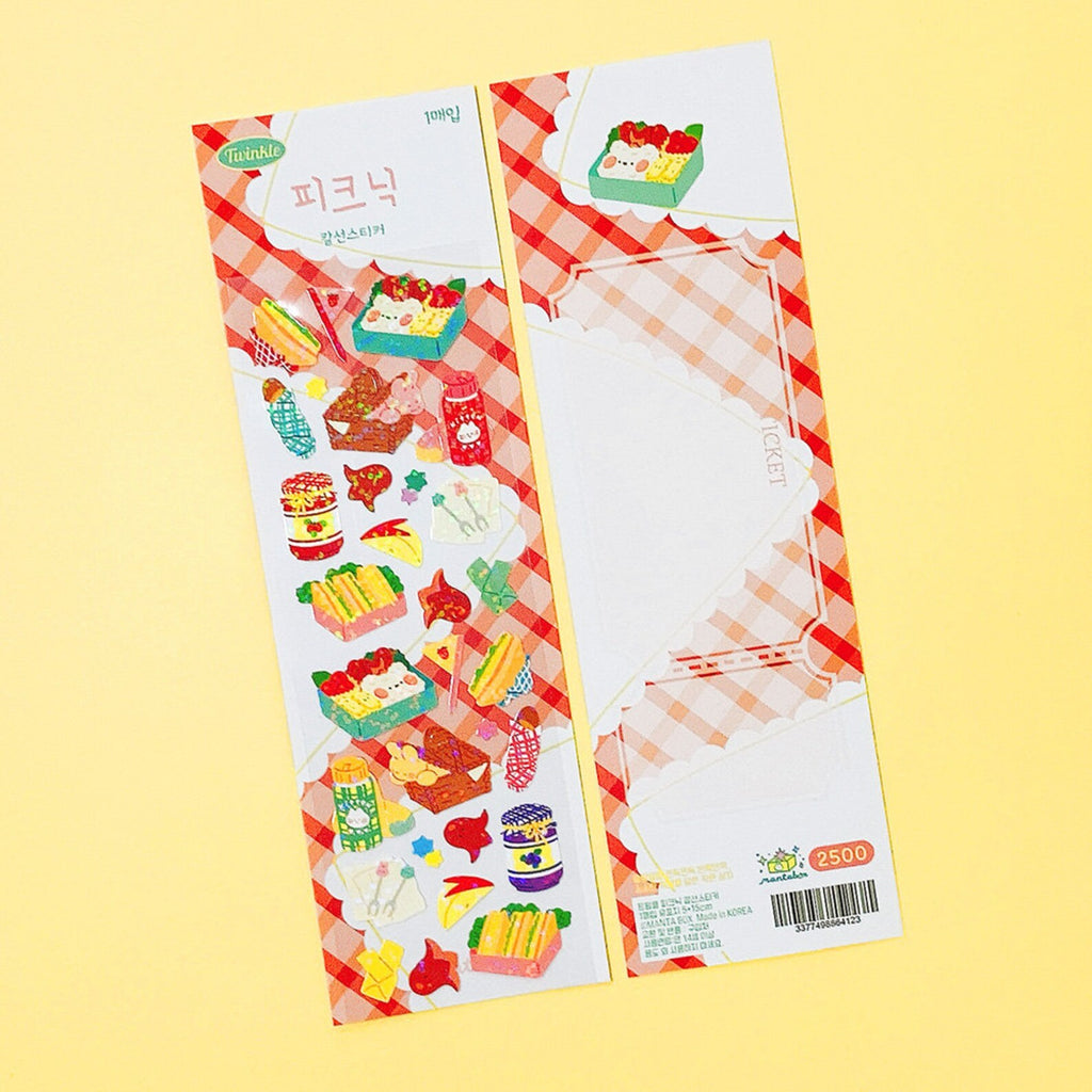 Mantabox - Picnic Deco Sticker Sheet