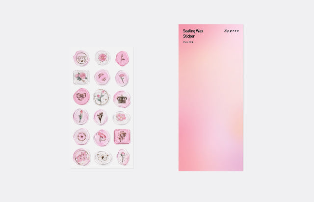 Appree - Sealing Wax Sticker Pure Pink