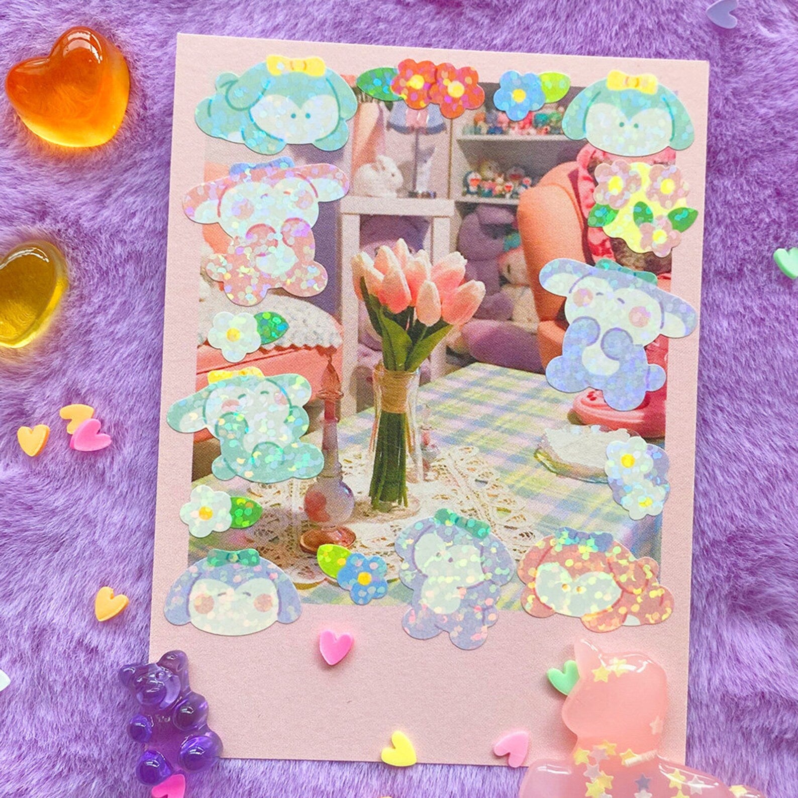 Mantabox - Fragrant Popou Deco Sticker Sheet