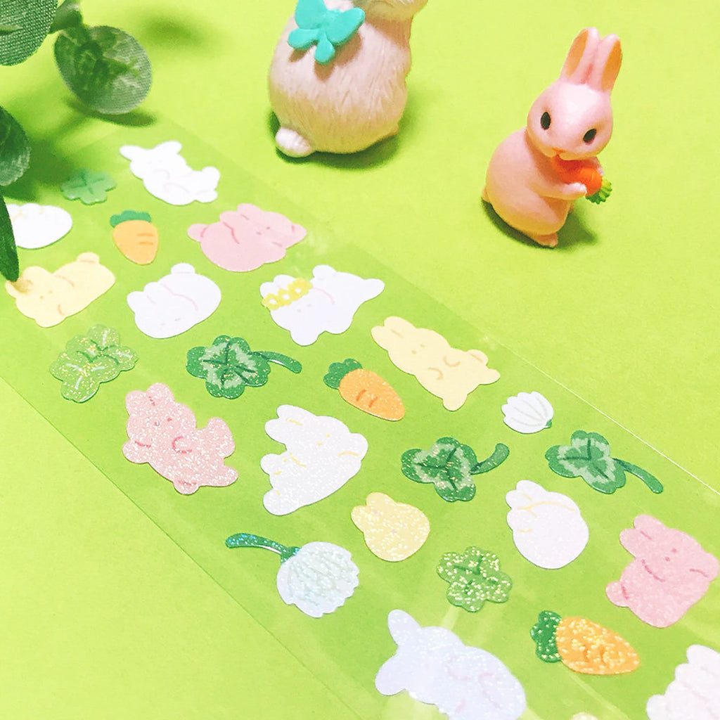 Mantabox - Rabbit Clover Deco Sticker Sheet