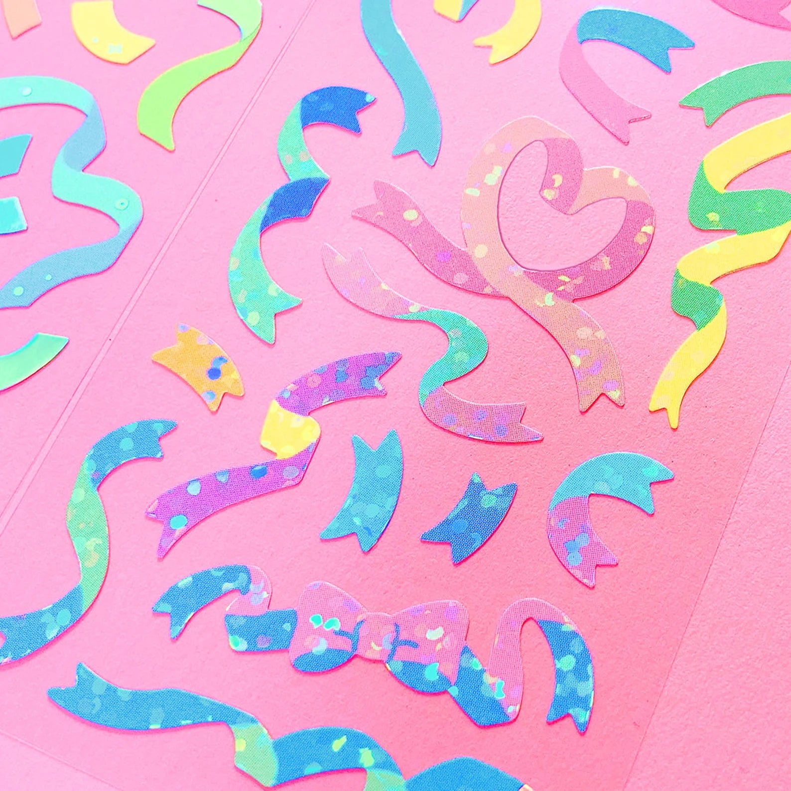 Mantabox - Ribbon Confetti Deco Sticker Sheet