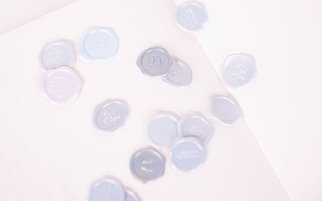 Appree - Sealing Wax Sticker Soft Blue
