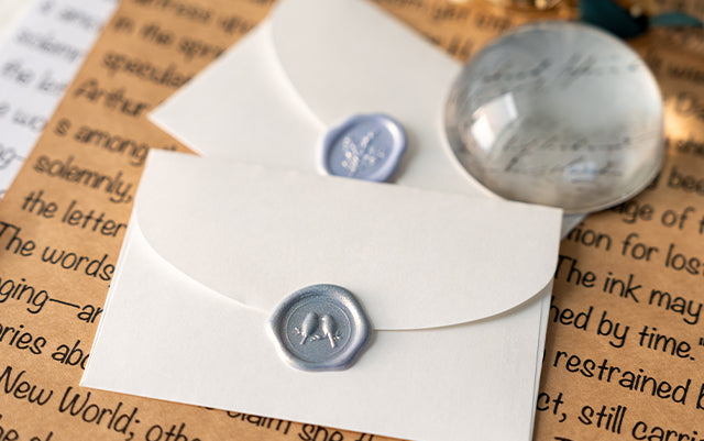 Appree - Sealing Wax Sticker Soft Blue