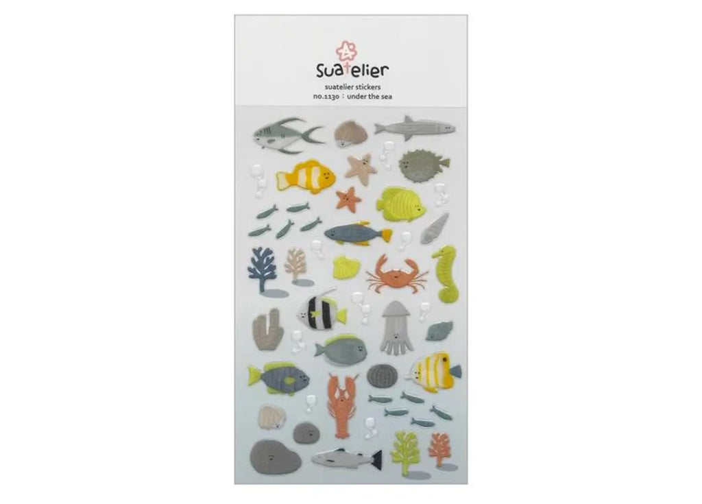 Suatelier - Under the Sea Deco Epoxy Sticker Sheet