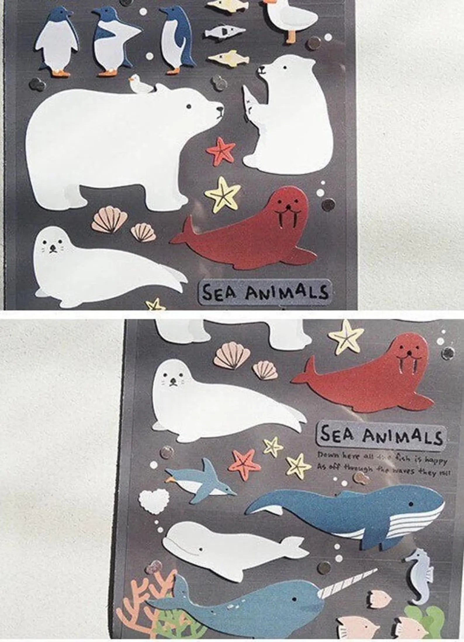 Suatelier - Sea Animal Deco Sticker Sheet