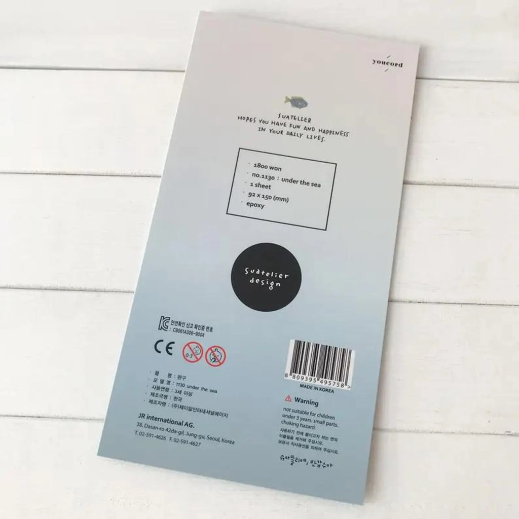 Suatelier - Under the Sea Deco Epoxy Sticker Sheet