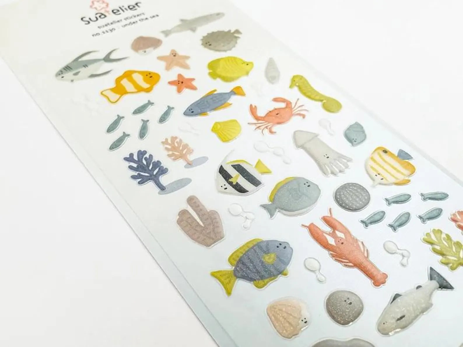 Suatelier - Under the Sea Deco Epoxy Sticker Sheet