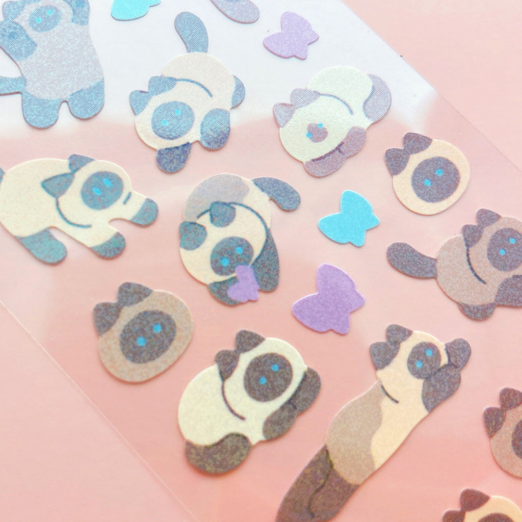 Mantabox - Siamese Kitten Deco Sticker Sheet