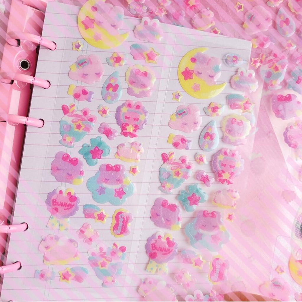 Seolkee Illust - Sleepy Deco Sticker Sheet