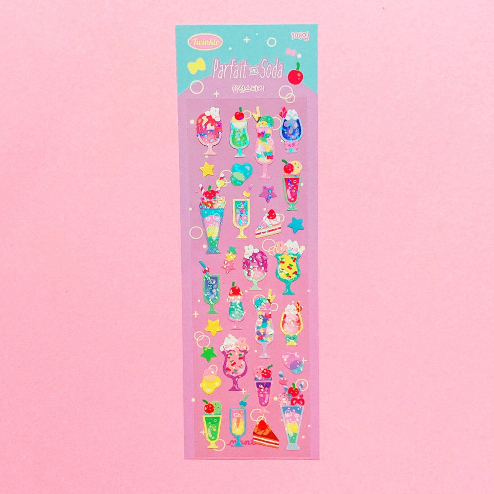 Mantabox - Parfait and soda Deco Sticker Sheet
