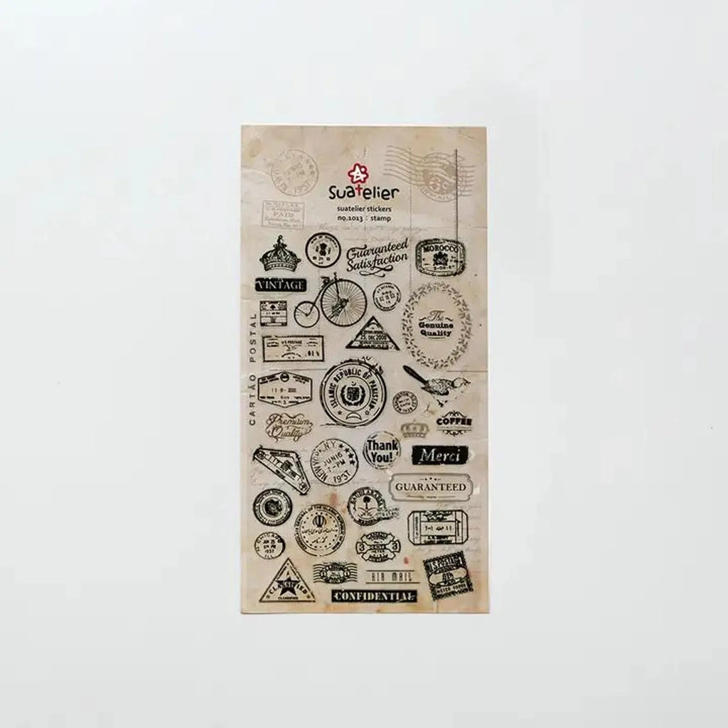 Suatelier - Stamp Deco Sticker Sheet