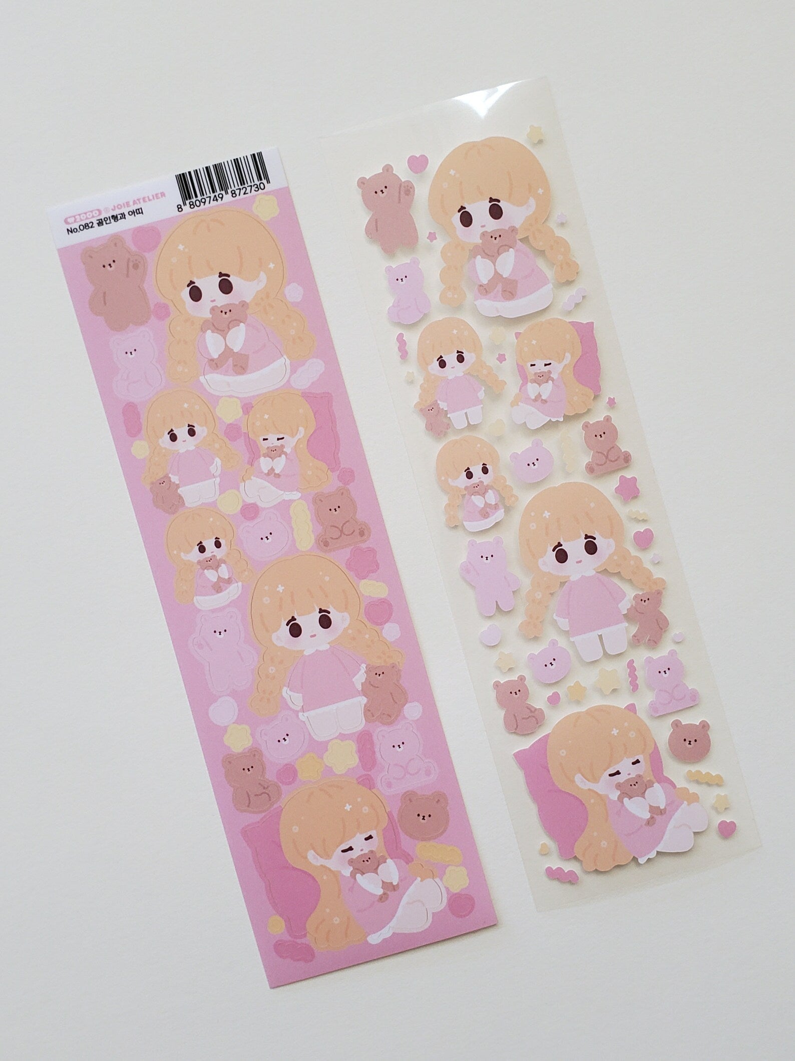 Joie Atelier - Teddy Bear and Atti Deco Sticker Sheet