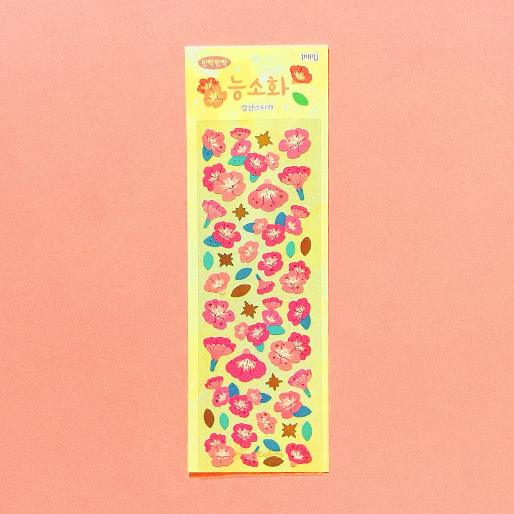 Mantabox - Trumpet Creeper Deco Sticker Sheet