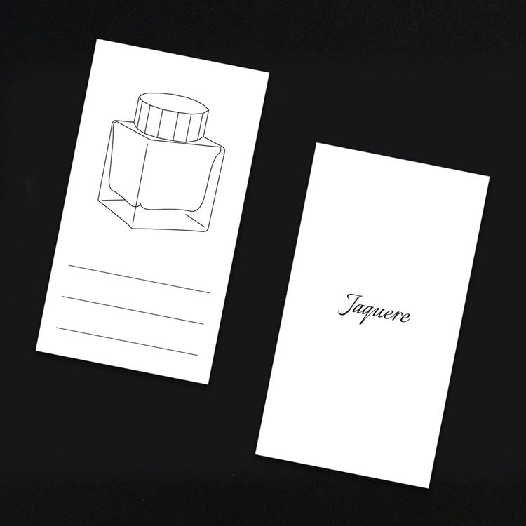 Wearingeul - [100 Sheets] Ink Color Chart Card Vertical