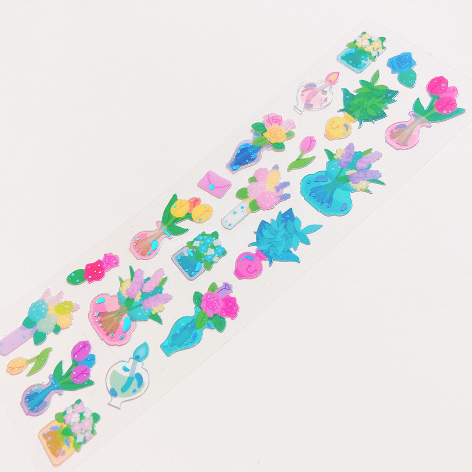 Mantabox - Flower Vase Deco Sticker Sheet