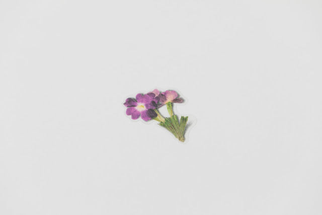 Appree - Pressed Flower Sticker Verbena