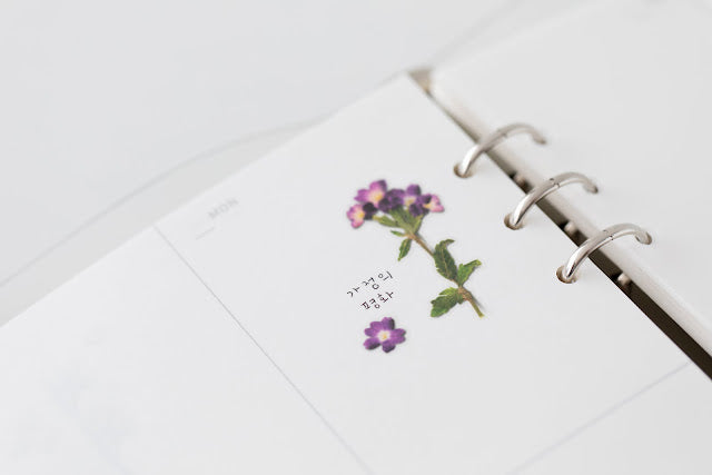 Appree - Pressed Flower Sticker Verbena